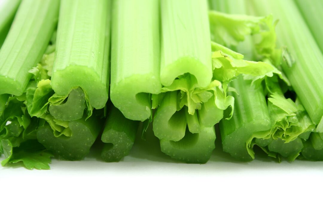 Celery for the treatment of osteochondrosis of the breast