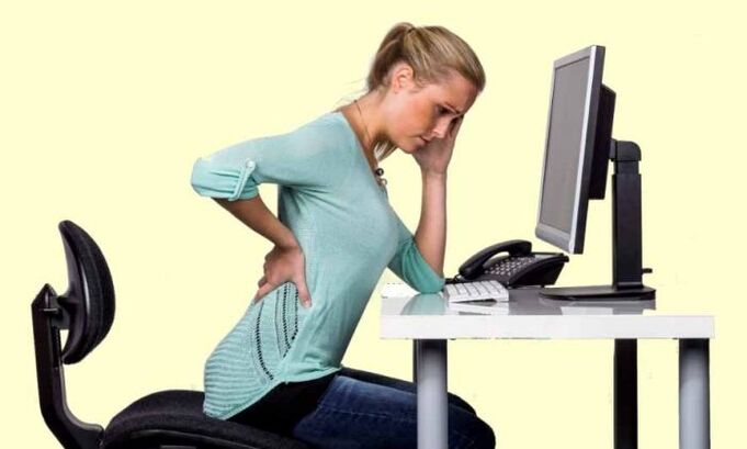 Work on osteochondrosis computer