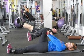 Physical therapy for knee arthrosis